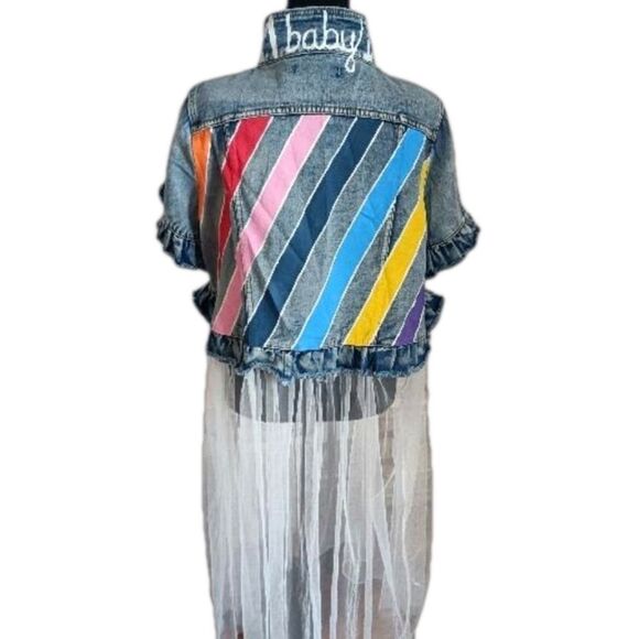 Wren & Glory Jackets & Blazers - OOAK Wren & Glory" Dream Baby Dream" Custom Jean Jacket